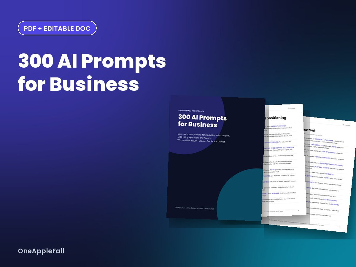300 AI Prompts for Business