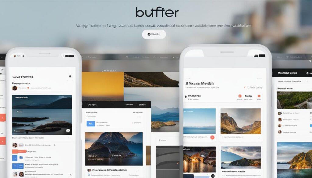 Buffer social media tool interface