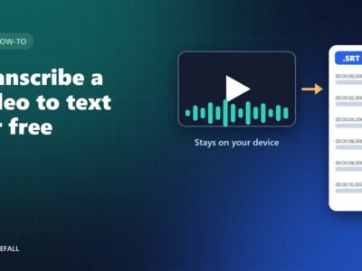 How to Transcribe a Video to Text for Free (and Get SRT Subtitles)