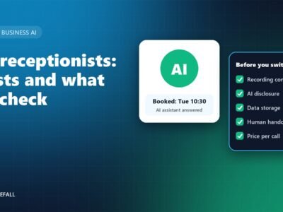 AI Receptionists for Small Businesses: What They Cost, How They Work, and What to Check