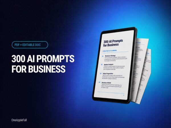 300 AI Prompts for Business: product preview