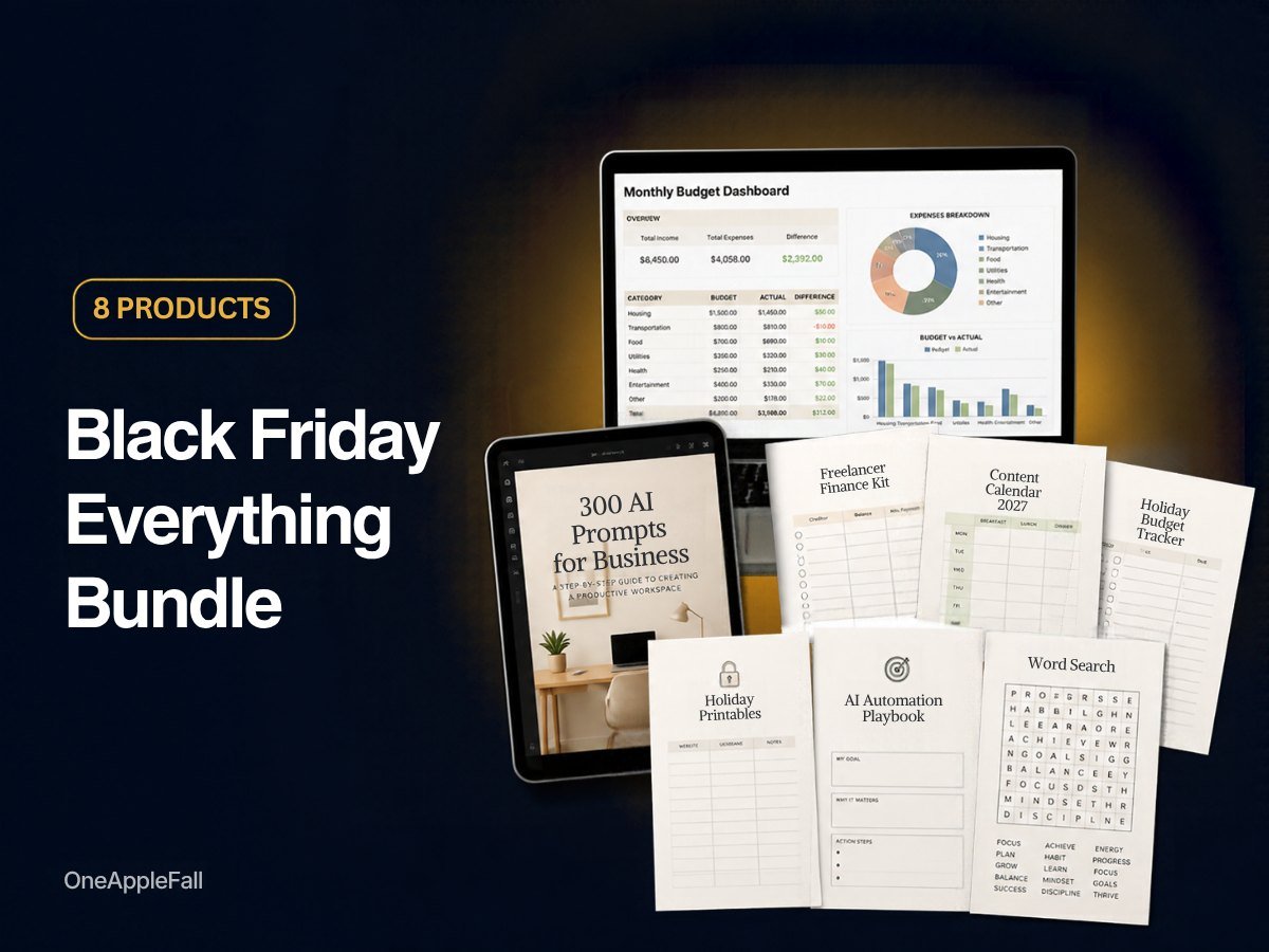 Black Friday Everything Bundle: product preview